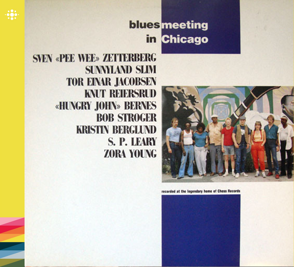 Sven "Pee Wee" Zetterberg m.fl. - Bluesmeeting in Chicago – 1983 – Blues/country - NACD442