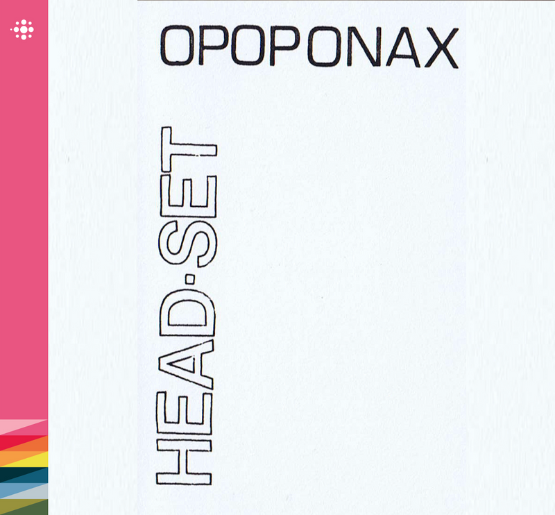 Opoponax - Head-Set - 1983 – K-Z - NACD556