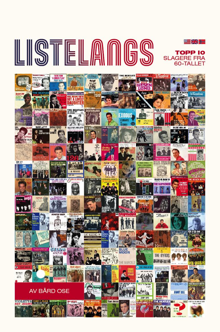 BÅRD OSE // LISTELANGS - TOPP 10 SLAGERE FRA 60-TALLET