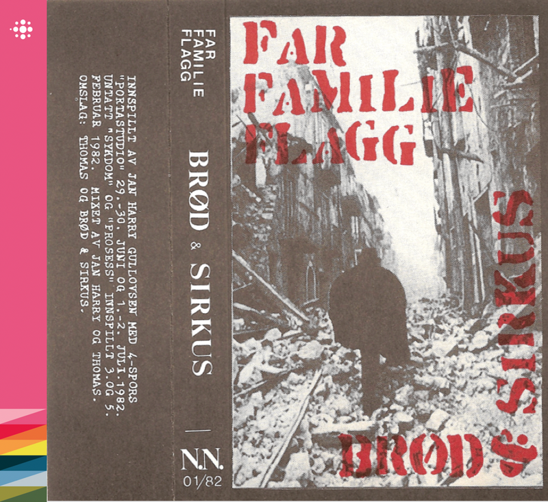 Brød & Sirkus Far Familie Flagg 1982 – K-Z -  NACD109