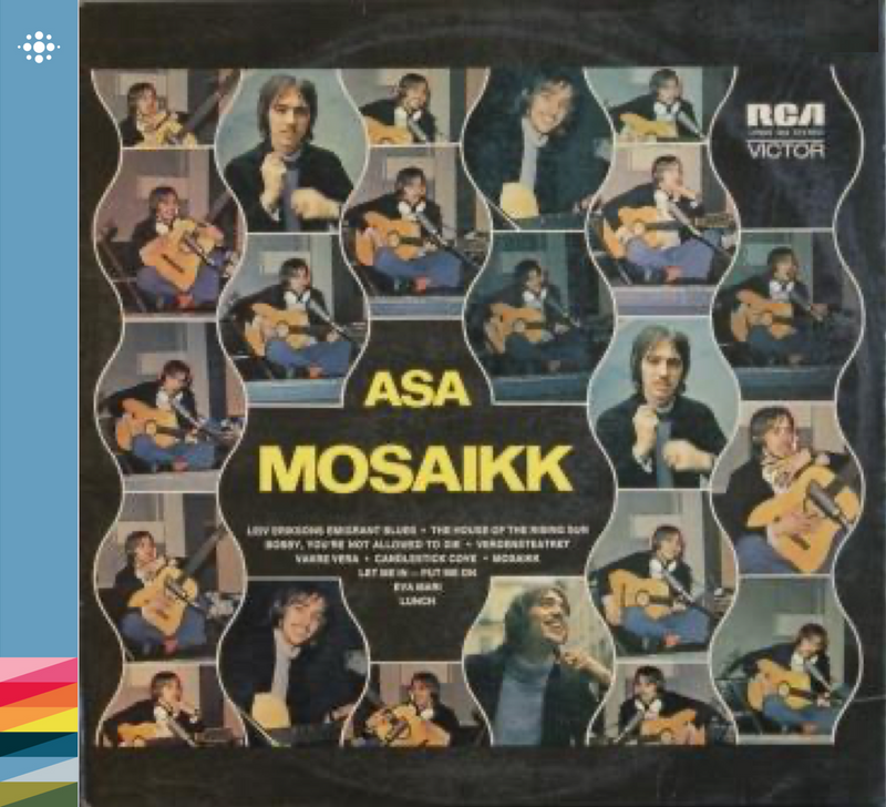 Asbjørn "ASA" Krogtoft - Mosaikk – 1971 – 70s – NACD288
